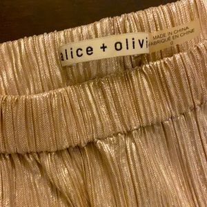 Alice + Olivia metallic pants